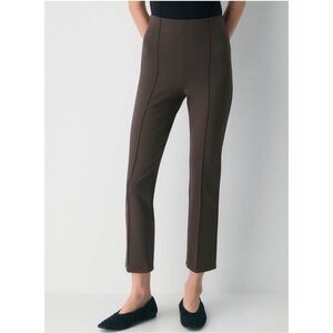 Aritzia Babaton PonteFlex Kitten Pant (rich mocha brown)